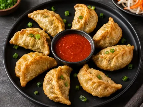 Veg Momos Fried